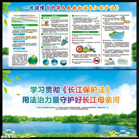 中华人民共和国长江保护法亮点设计图__展板模板_广告设计_设计图库_昵图网nipic.com