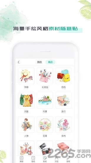 青柠手账图图片