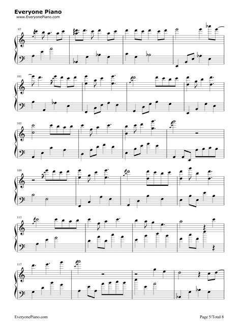 我的一个道姑朋友-剑网3剧情歌五线谱预览5-钢琴谱文件（五线谱、双手简谱、数字谱、Midi、PDF）免费下载