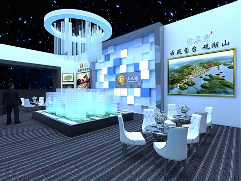 中航创世科技展位展示展览设计3D效果图_3D设计师NG男-站酷ZCOOL