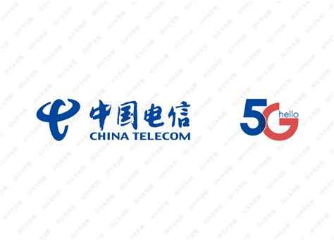 中国电信5G logo矢量标志素材 - 设计无忧网