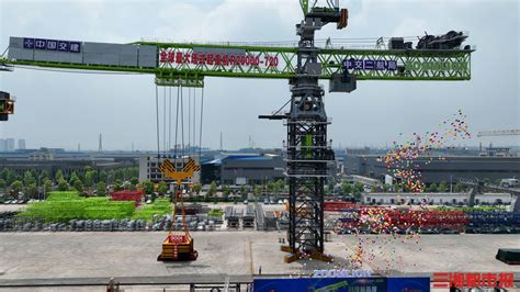 最大起重量720吨塔式起重机在湖南常德下线并交付_时图_图片频道_云南网