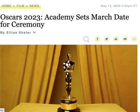 2023年奥斯卡颁奖典礼将于3月12日举行_凤凰网娱乐_凤凰网
