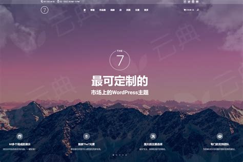 The7主题11.7.1.1完美汉化中文版|强大多功能自定义设计WordPress企业主题包含模板_小火狐资源网