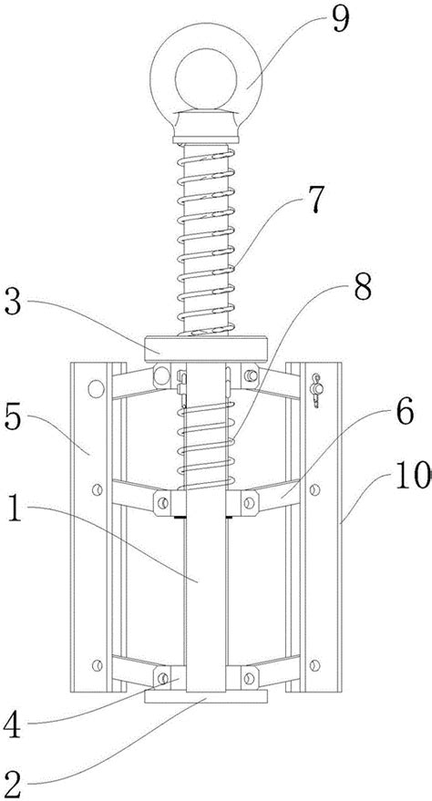 手动轮胎轮毂内撑式吊具_STEP_模型图纸下载 – 懒石网