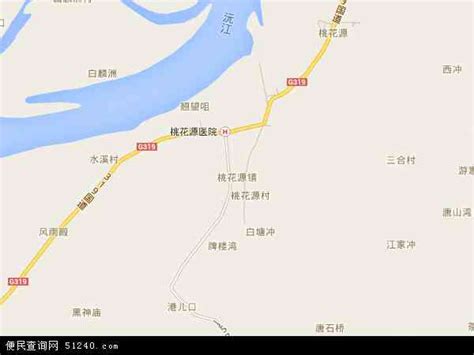 桃源县地图图片