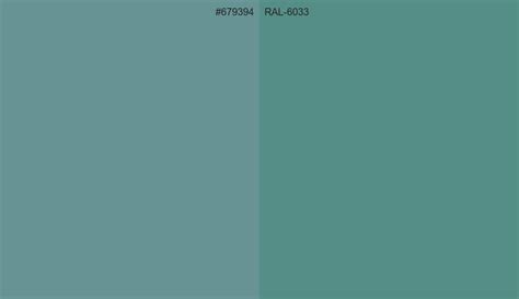 RAL 6033 vs 4009 | RAL colour chart UK