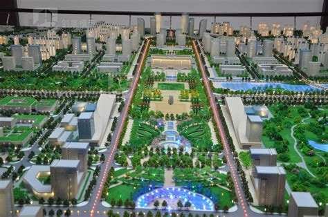 包头新都市区总体规划展示模型-北京世纪创景模型设计有限公司 | 沙盘模型 | 模型雕刻