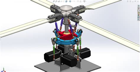 【工程机械】Rotor de Helicoptero直升机旋翼结构3D图纸_SolidWorks-仿真秀干货文章