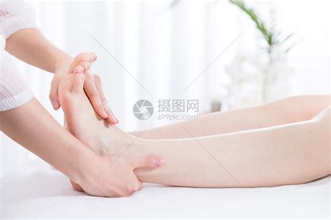 按脚图片