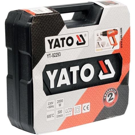 Pistol cu aer cald Yato, termostat digital, Accesorii Incluse - eMAG.ro