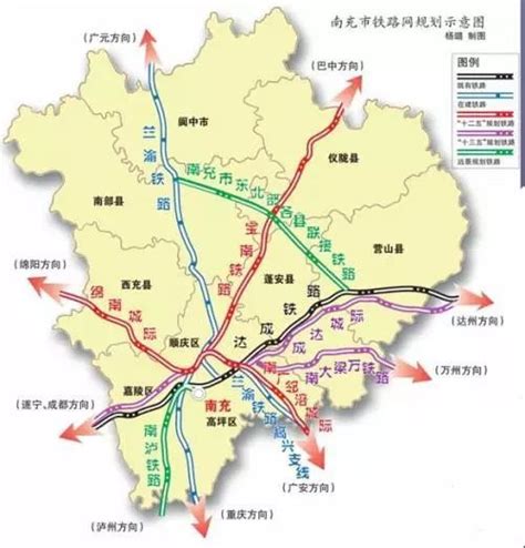 汉巴南铁路地理位置示意图，及简介 - 城市论坛 - 天府社区