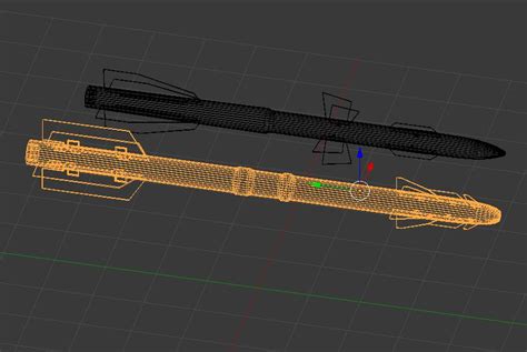 blender R27/R73导弹火箭3d模型素材资源免费下载-Blender3D模型库