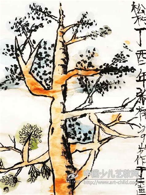 手绘速写松树,松树速写,松树手绘(第3页)_大山谷图库