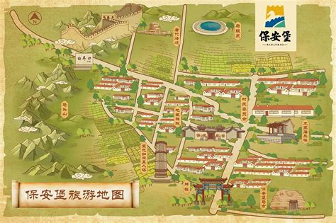 乡村旅游地图设计|平面|其他平面|黎YANG - 原创作品 - 站酷 (ZCOOL)