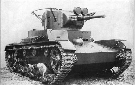 二战坦克 之 苏联T-26轻型坦克：苏联坦克发展史上重要的一环