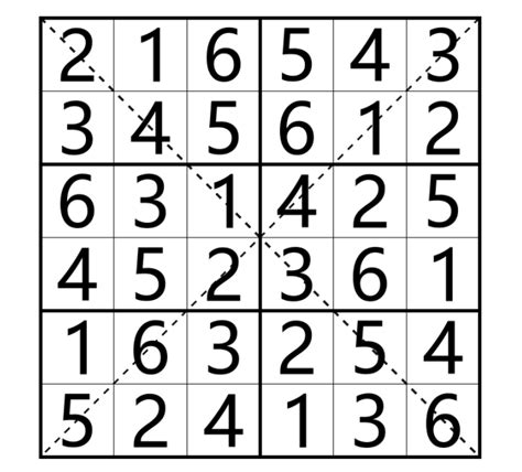 数独知识点课后练习题及答案：对角线数独4(2)_数阵图与数字谜_奥数网