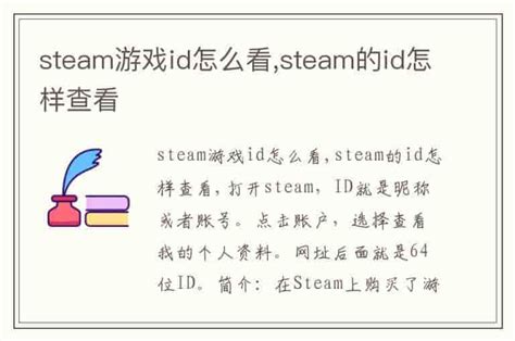 steam游戏id怎么看,steam的id怎样查看-兔宝宝游戏网