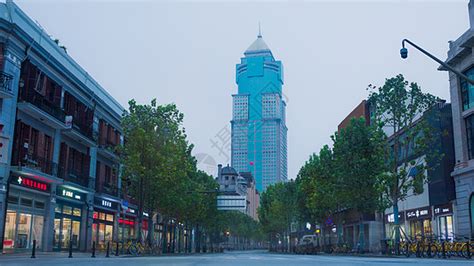 6张武汉市江汉路步行街夜景原始格式
