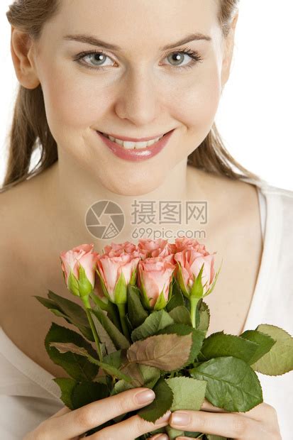 有花的女人高清图片下载-正版图片502632560-摄图网