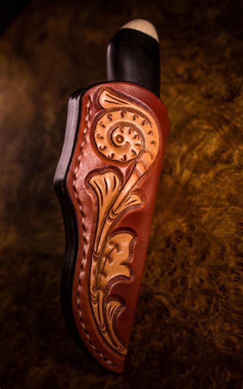 匠人工坊-匠人工坊 | 中国刀匠制作的手工皮鞘，皮雕艺术中的传统文化之美