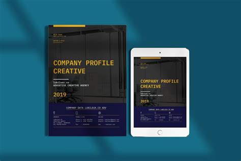 创意代理公司简介/方案宣传册设计模板素材下载Creative Agency Company Profile - 设计口袋