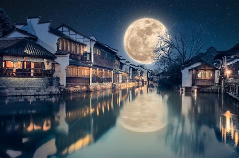 江月图片