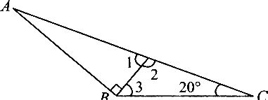计算三角形中角的度数． ∠1= .∠2= .∠3= ． 题目和参考答案——青夏教育精英家教网——