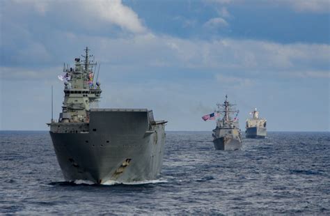 美日澳加四国海军西太平洋联合演习 三国出动航母_凤凰网