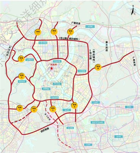 2021惠城中心区快速进出城交通详细规划- 惠州本地宝