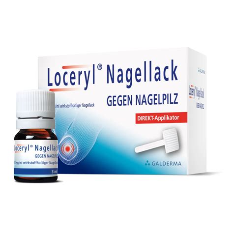 Loceryl Nagellack GEGEN NAGELPILZ Wirkstoffhaltiger Nagellack 3 ml ...