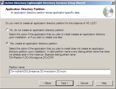 » Configure Active Directory Lightweight Directory Service (AD LDS)