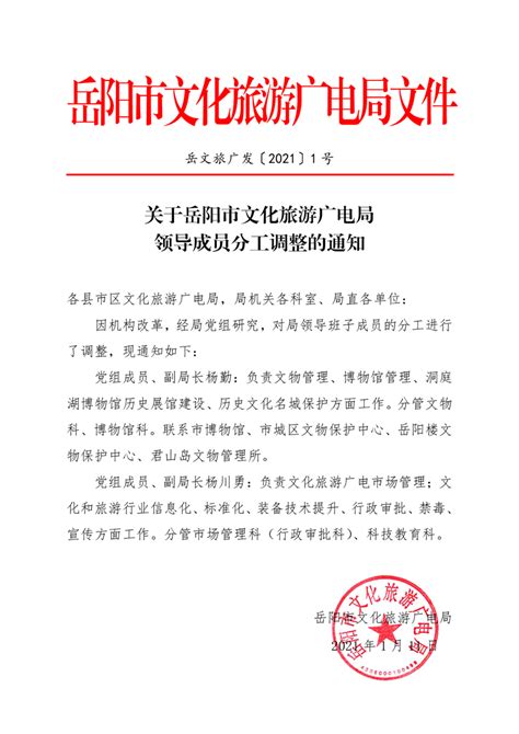 关于调整吴川市文化广电旅游体育局政务公开工作领导小组的通知