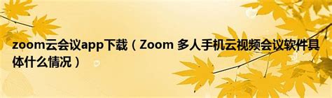 zoom下载安装到进入会议_zoom视频会议怎么下载 - zoom相关 - APPid共享网
