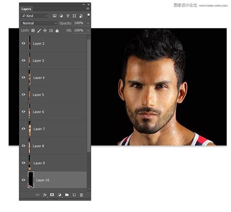 Photoshop制作创意的镜面多层次人像效果(2) - PS教程网