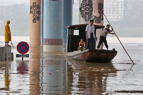 重庆合川区双槐镇现特大暴雨 救援正在进行时-高清图集-中国天气网