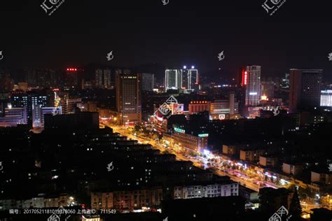 淮南夜景,俯瞰城市,都市风光,建筑摄影,摄影素材,汇图网www.huitu.com