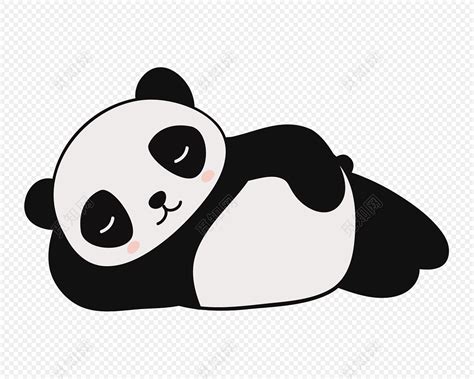 非主流黑白动漫熊猫头像
