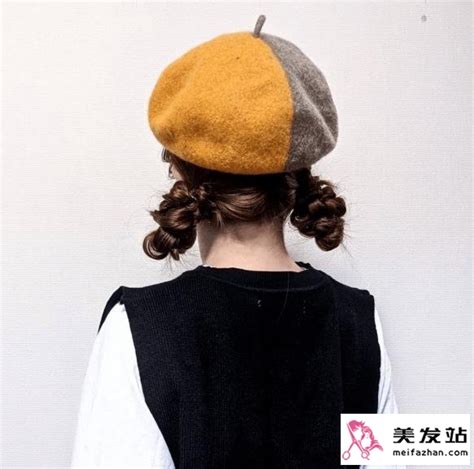 温柔帽子发型女生头像