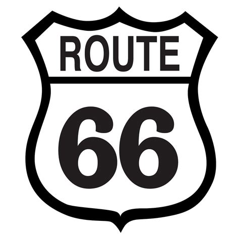 Logos Route 66 - stickers pour plaques immatriculation, adhésifs logos ...
