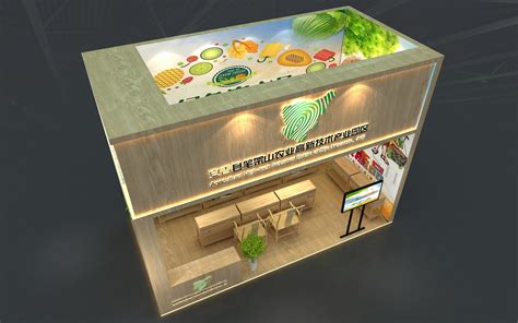 农产品展会3D效果图_设计师PH-站酷ZCOOL