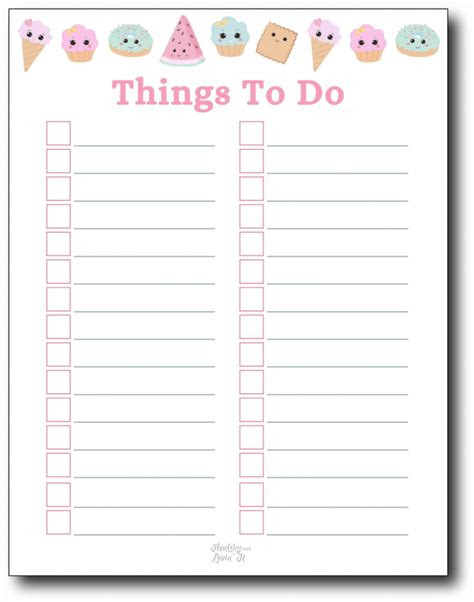 Printable To Do Lists A Lot Of Products On The Etsy Top.