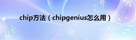 chipgenius芯片检测工具下载-chipgenius 5.0 绿色版-PC下载网