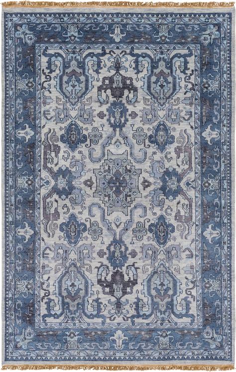 美式复古波西米亚花纹图案地毯贴图-高端定制-2_威廉高尔(云织设)官网