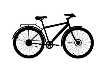 Bicycle icon on white background Royalty Free Vector Image