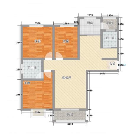 2018三室两厅一卫装修样板间-房天下装修效果图