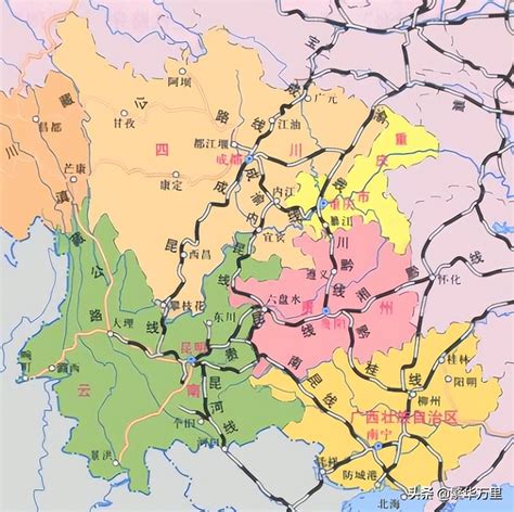 五大战区划分及省市分布图（全国五大战区） | 红五百科