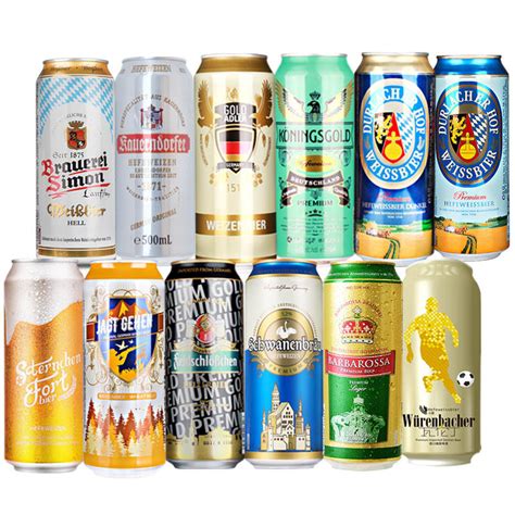 费尔德堡酒 德国进口啤酒十二款经典德国黑啤白啤酒组合500ML（12听装）_费尔德堡啤酒【价格 图片 评论】_美酒价格网