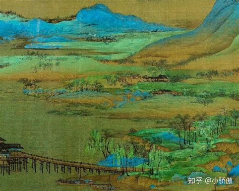 《千里江山图》画作内容 作品赏析 艺术特色 整体评价 - 知乎