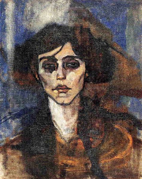 Portrait of Jeanne Hebuterne - Amedeo Modigliani - WikiArt.org ...